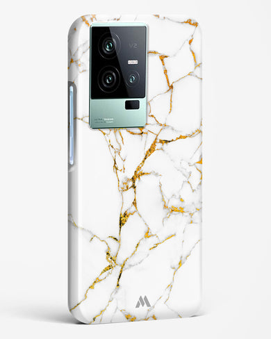 Calacatta White Marble Hard Case Phone Cover (Vivo)