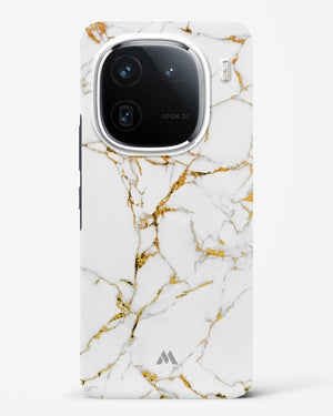 Calacatta White Marble Hard Case Phone Cover (Vivo)
