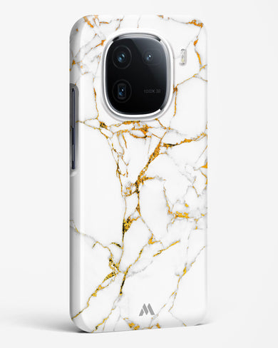 Calacatta White Marble Hard Case Phone Cover (Vivo)