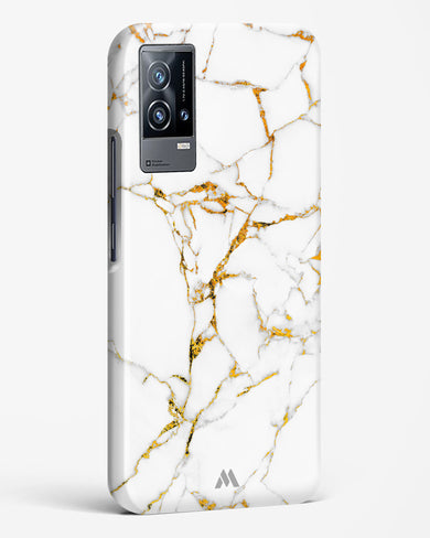 Calacatta White Marble Hard Case Phone Cover (Vivo)