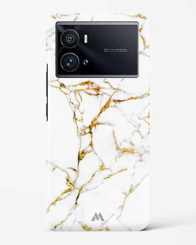 Calacatta White Marble Hard Case Phone Cover-(Vivo)