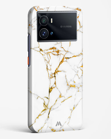 Calacatta White Marble Hard Case Phone Cover-(Vivo)