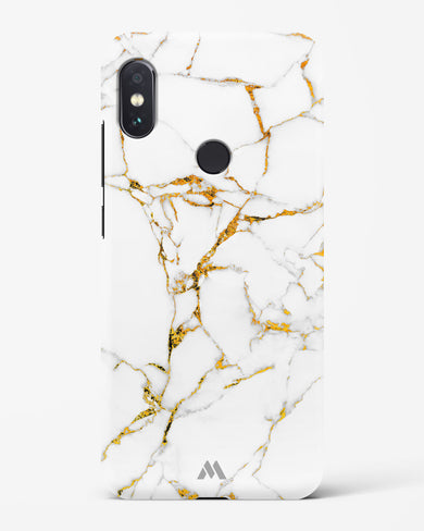 Calacatta White Marble Hard Case Phone Cover-(Xiaomi)