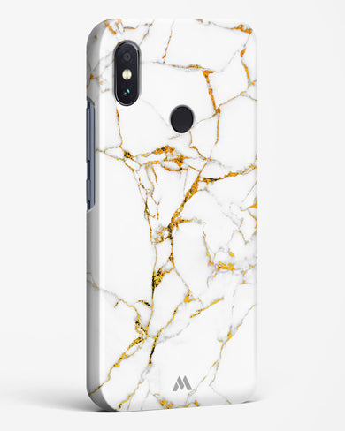 Calacatta White Marble Hard Case Phone Cover-(Xiaomi)