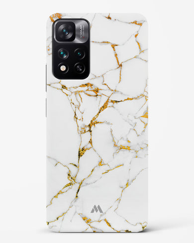 Calacatta White Marble Hard Case Phone Cover-(Xiaomi)