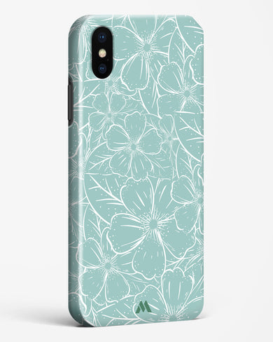 Hibiscus Crescendo Hard Case Phone Cover-(Apple)