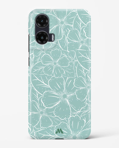 Hibiscus Crescendo Hard Case Phone Cover (Motorola)
