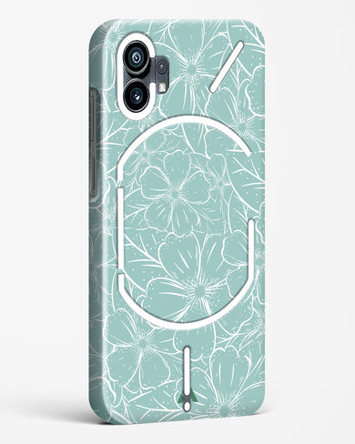 Hibiscus Crescendo Hard Case Phone Cover-(Nothing)