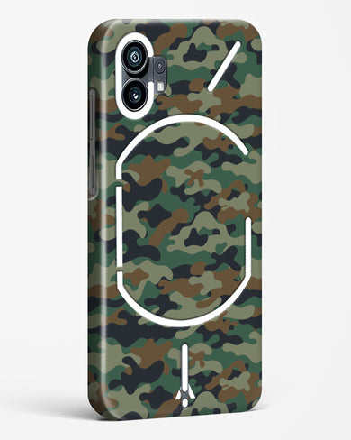 Jungle Camouflage Hard Case Phone Cover-(Nothing)