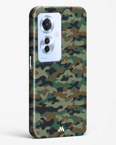 Jungle Camouflage Hard Case Phone Cover (Oppo)