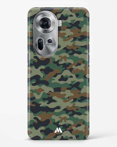 Jungle Camouflage Hard Case Phone Cover-(Oppo)