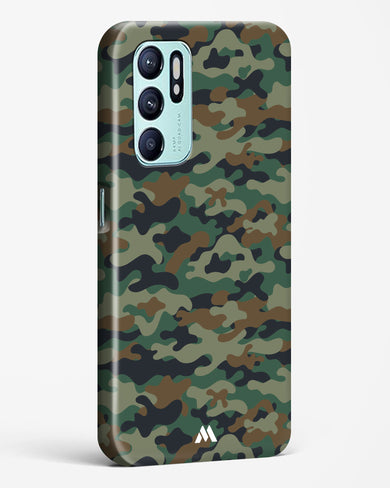 Jungle Camouflage Hard Case Phone Cover-(Oppo)