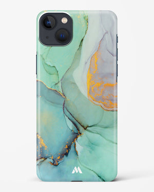 Green Shale Marble Hard Case iPhone 13 Mini