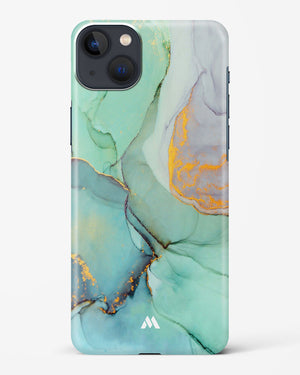 Green Shale Marble Hard Case iPhone 13