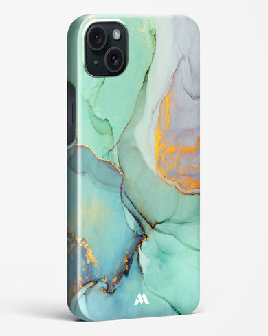 Green Shale Marble Hard Case Phone Cover-(Apple)