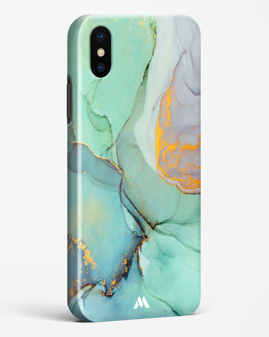 Green Shale Marble Hard Case Phone Cover (Apple)
