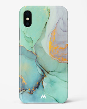 Green Shale Marble Hard Case iPhone X