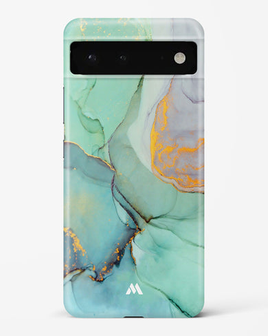 Green Shale Marble Hard Case Phone Cover-(Google)