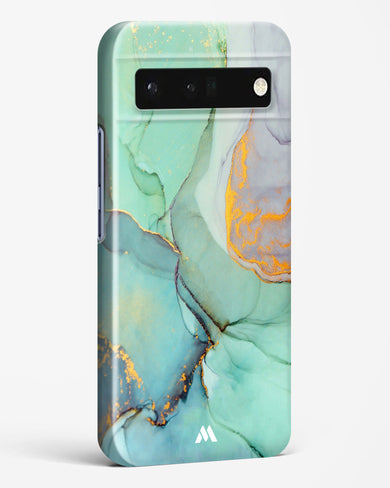 Green Shale Marble Hard Case Phone Cover-(Google)