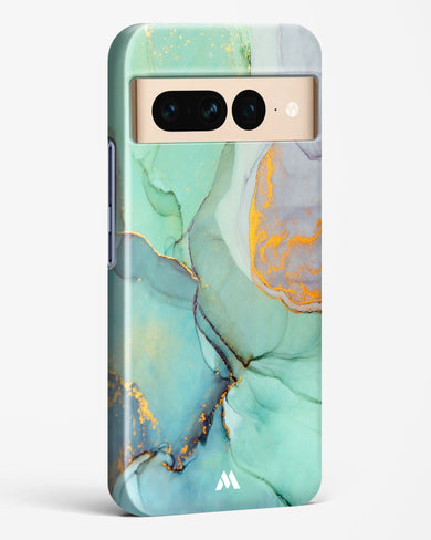 Green Shale Marble Hard Case Phone Cover-(Google)