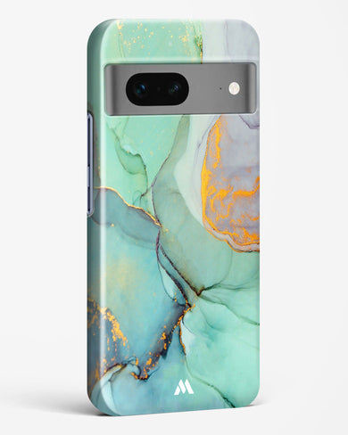 Green Shale Marble Hard Case Phone Cover-(Google)