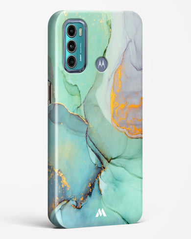 Green Shale Marble Hard Case Phone Cover (Motorola)
