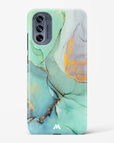 Green Shale Marble Hard Case Phone Cover (Motorola)