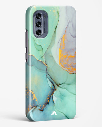 Green Shale Marble Hard Case Phone Cover (Motorola)