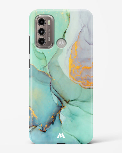 Green Shale Marble Hard Case Phone Cover (Motorola)