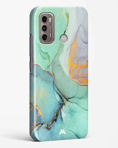 Green Shale Marble Hard Case Phone Cover (Motorola)