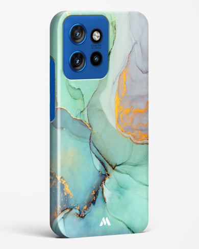 Green Shale Marble Hard Case Phone Cover (Motorola)