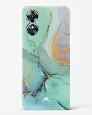 Green Shale Marble Hard Case Phone Cover-(Oppo)