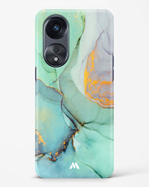 Green Shale Marble Hard Case Phone Cover-(Oppo)