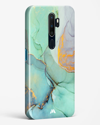 Green Shale Marble Hard Case Phone Cover-(Oppo)