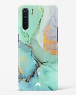 Green Shale Marble Hard Case Phone Cover-(Oppo)