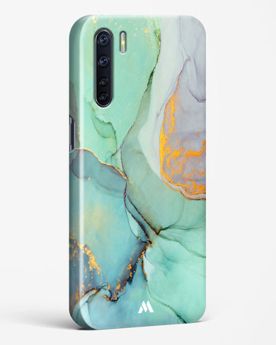 Green Shale Marble Hard Case Phone Cover-(Oppo)