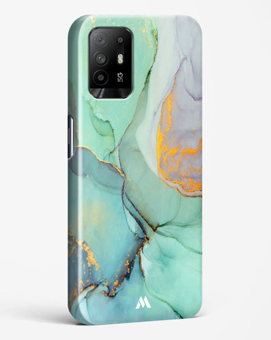 Green Shale Marble Hard Case Phone Cover-(Oppo)