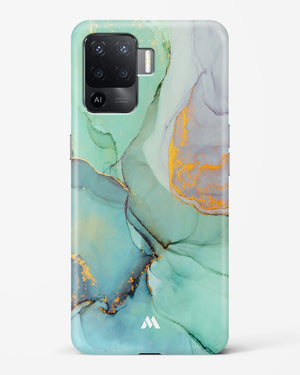 Green Shale Marble Hard Case Phone Cover-(Oppo)