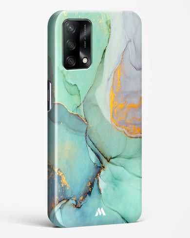 Green Shale Marble Hard Case Phone Cover-(Oppo)