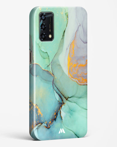 Green Shale Marble Hard Case Phone Cover-(Oppo)