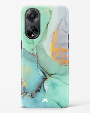 Green Shale Marble Hard Case Phone Cover-(Oppo)