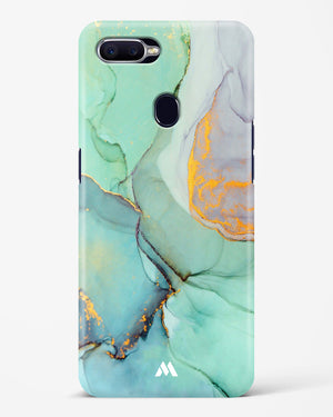 Green Shale Marble Hard Case Phone Cover-(Oppo)