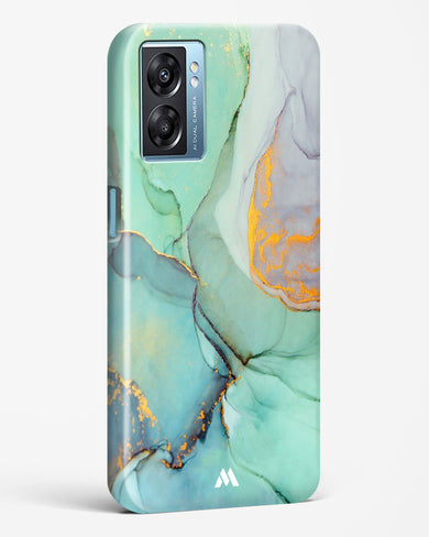 Green Shale Marble Hard Case Phone Cover-(Oppo)