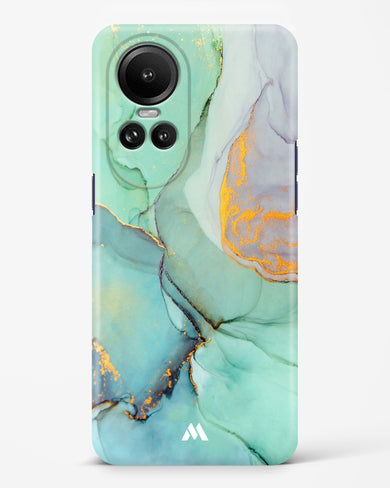 Green Shale Marble Hard Case Phone Cover-(Oppo)