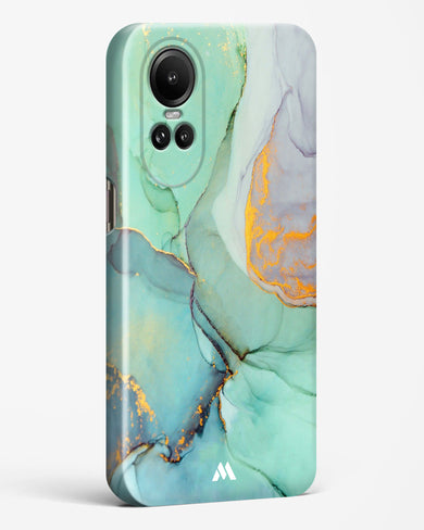 Green Shale Marble Hard Case Phone Cover-(Oppo)