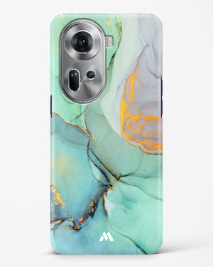 Green Shale Marble Hard Case Phone Cover (Oppo)