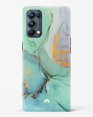 Green Shale Marble Hard Case Phone Cover-(Oppo)