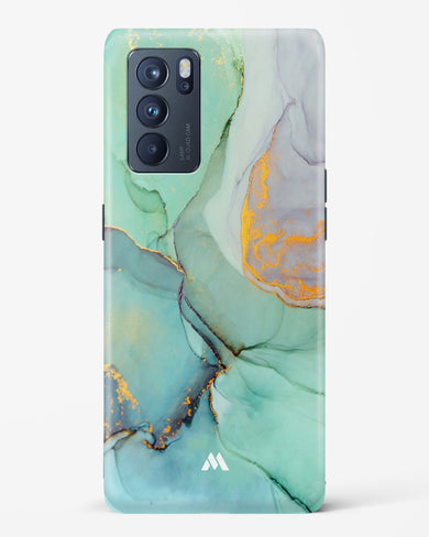 Green Shale Marble Hard Case Phone Cover-(Oppo)