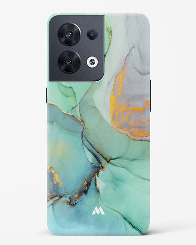 Green Shale Marble Hard Case Phone Cover-(Oppo)