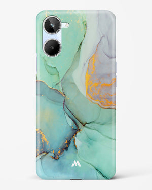 Green Shale Marble Hard Case Phone Cover-(Realme)